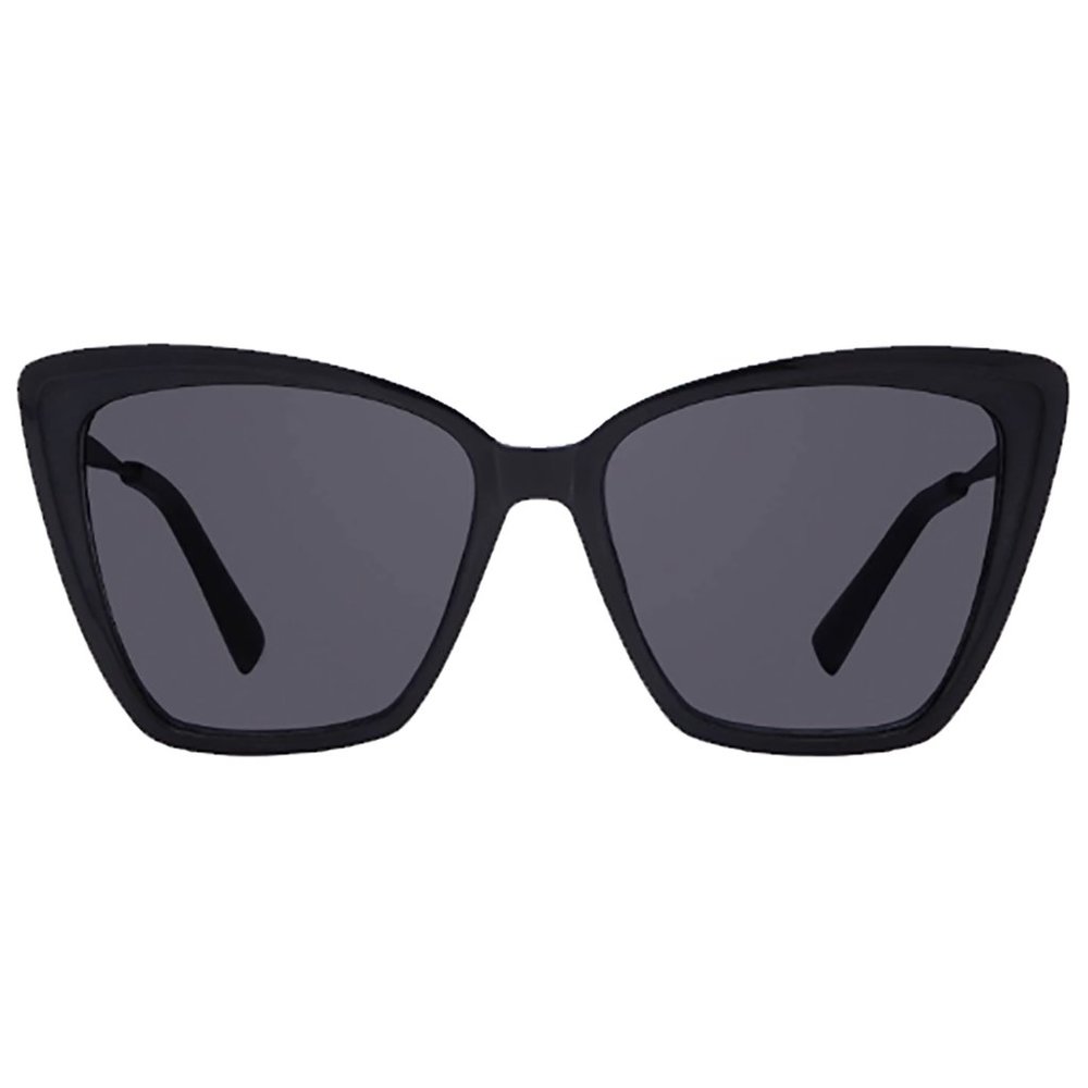 Becky II Polarized Sunglasses in Black/Dark Smoke - Picture 2 of 3